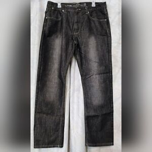 PD&C Dark Gray Straight Men's Jeans